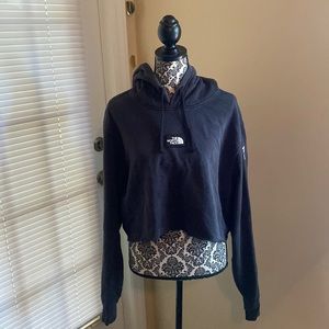 North Face cropped hoodie